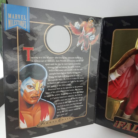 X-MEN Falcon Marvel 1998 Vintage Figure 8" ToyBiz - Picture 9 of 10